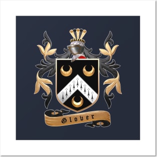 Glover Coat of Arms Posters and Art